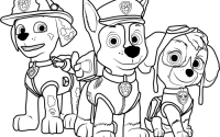 Free printable coloring pages paw patrol