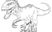 Indominus rex coloring pages