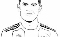 Coloring pages cristiano ronaldo