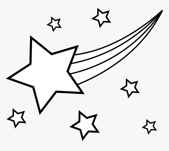 Stars coloring page