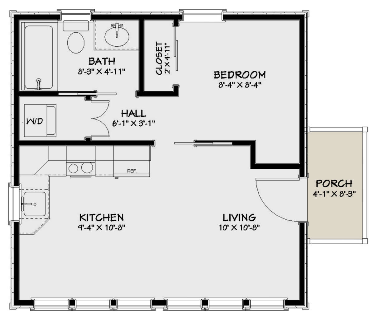 400 sq feet house design