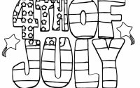 Fourth of july coloring pages for kids