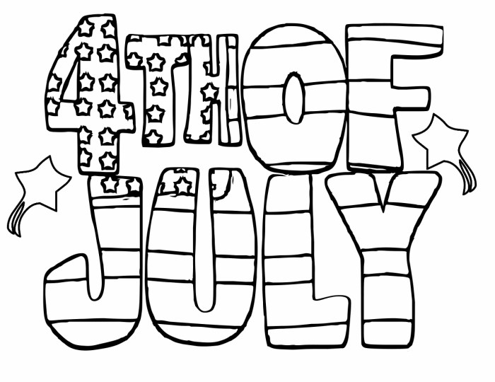 Fourth of july coloring pages for kids