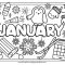 Coloring Pages January A Festive Exploration