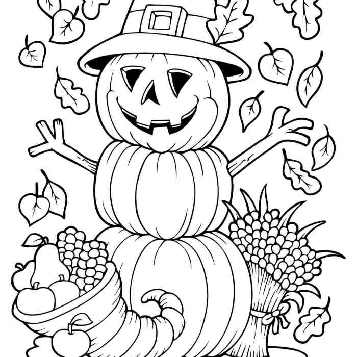 Fall coloring sheets printable for kids