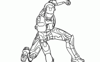 Ironman coloring pages