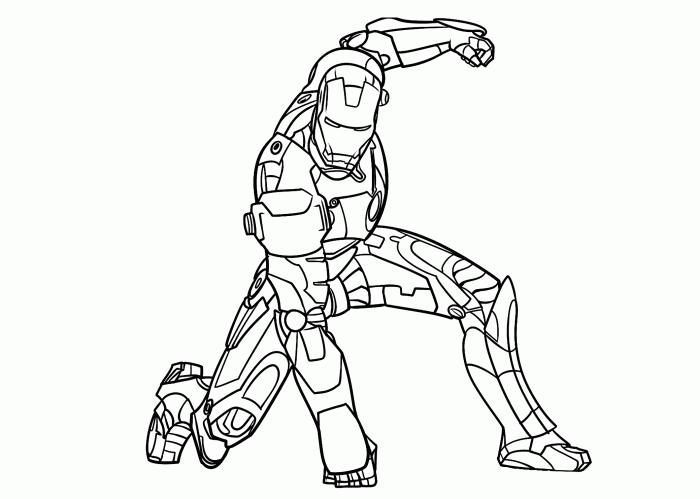 Ironman coloring pages