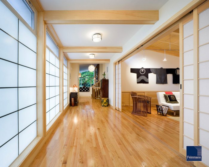 Interior design of japanese house