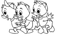 Donald duck coloring page