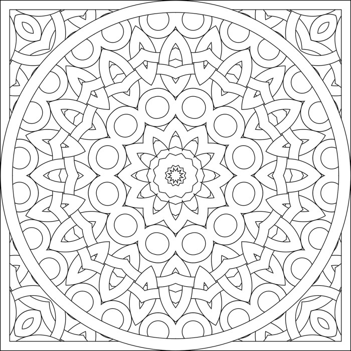 Coloring pages pattern patterns stained glass colouring geometric sheets design mosaic