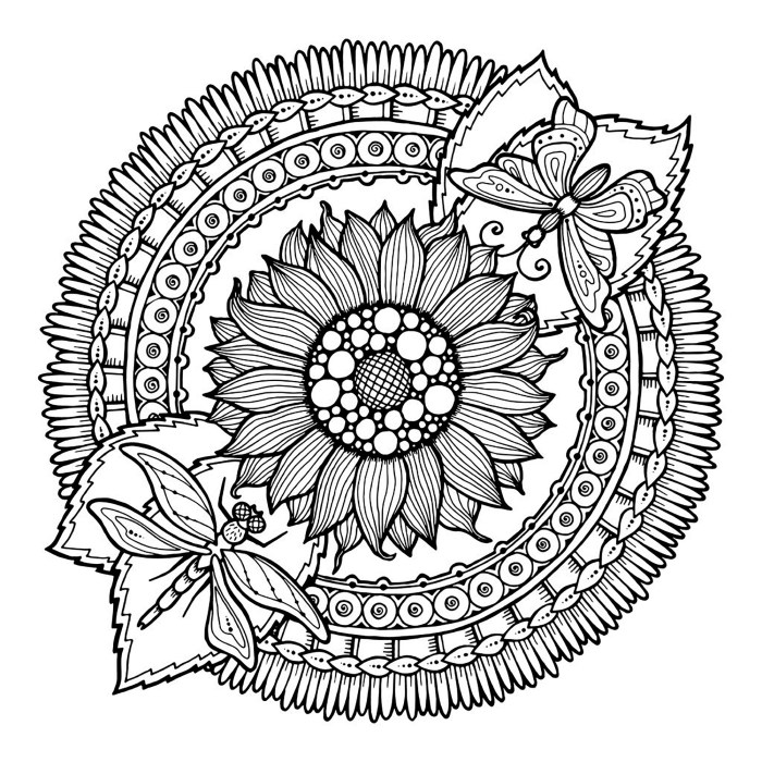 Coloring mandalas for kids