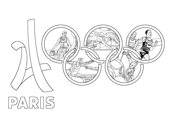 Olympics coloring pages for kids