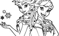 Free coloring pages of elsa