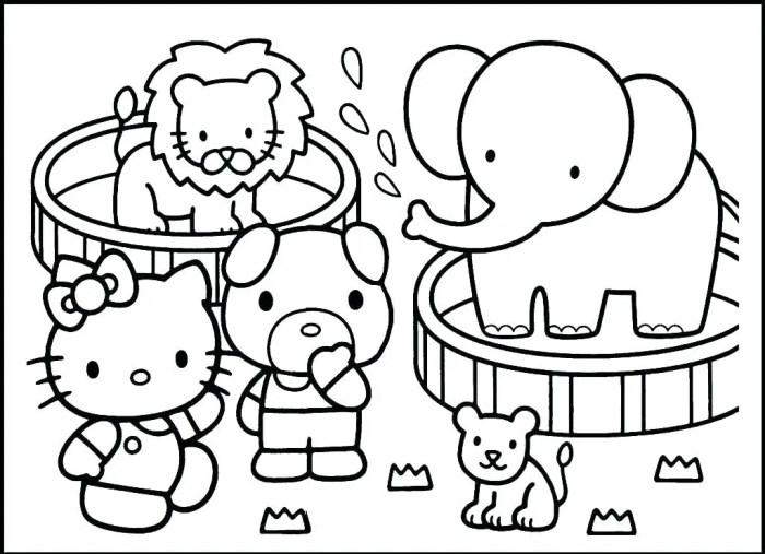 Printable coloring pages for kids animals