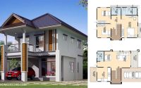 Simple two story house design