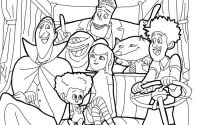 Hotel transylvania coloring pages