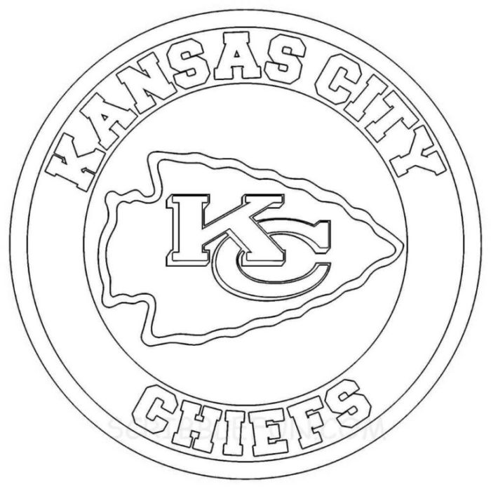 Chiefs coloring pages for kids