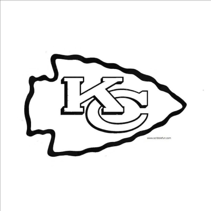 Kc chiefs coloring pages