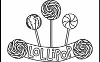 Coloring lollipop pages simple kids template super sucker printables halloween designlooter