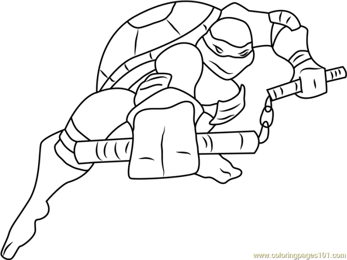 Drawing tmnt mikey coloring pages