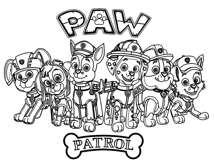 Chase patrol paw dog police sitting resting pages2color pages cookie copyright 2020