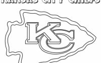 Kansas city chiefs coloring page