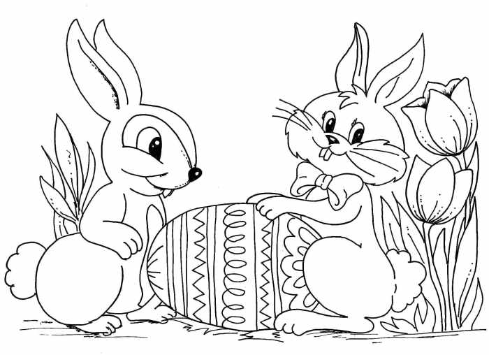 Free printable easter coloring pages for kids