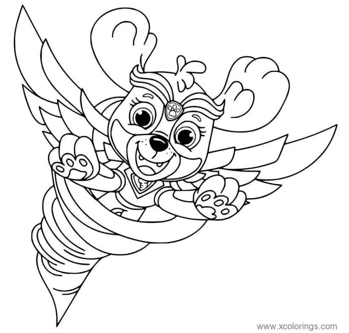 Skye coloring pages