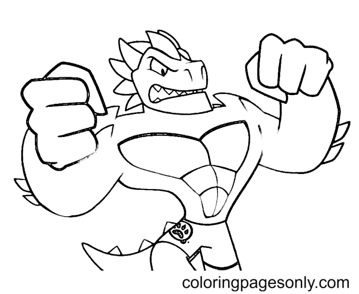 Goo jit zu coloring pages