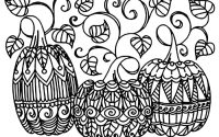 Free pumpkin printable coloring pages