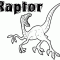 Dinosaur Coloring Pages Velociraptor