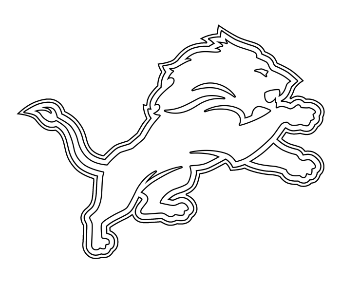 Detroit lions coloring pages