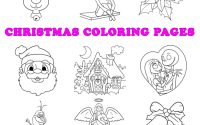 Free printable christmas coloring page