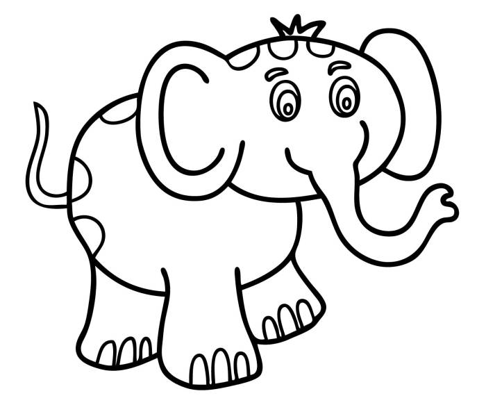 Easy coloring pages for kids