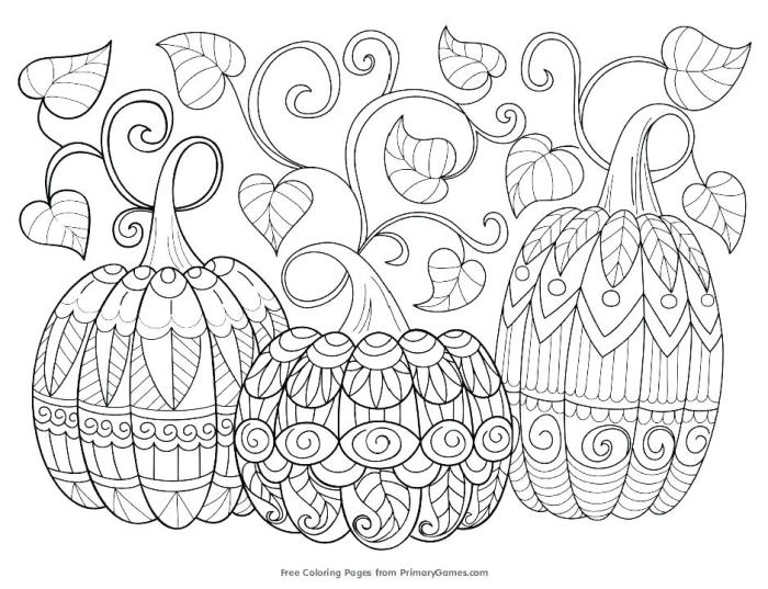 Fall coloring pages preschool