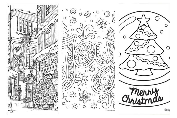 Free printable christmas coloring page