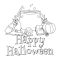 Happy Halloween Coloring Page A Design Guide