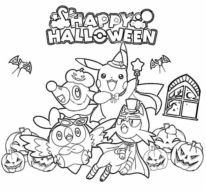 Coloring sheets for kids halloween