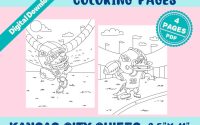 Chiefs coloring pages for kids