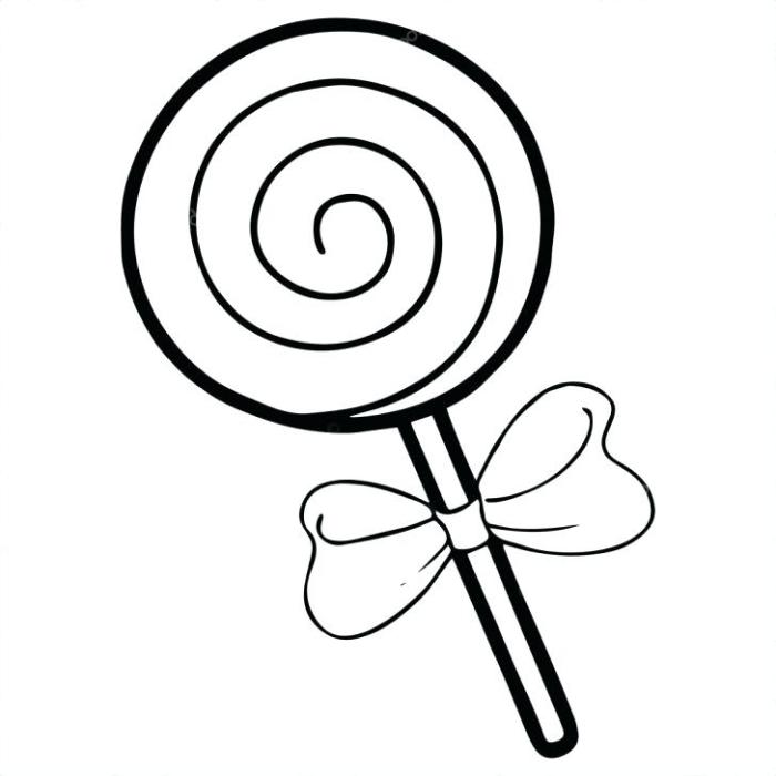 Lollipop coloring pages