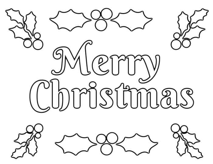 Free christmas coloring pages to print