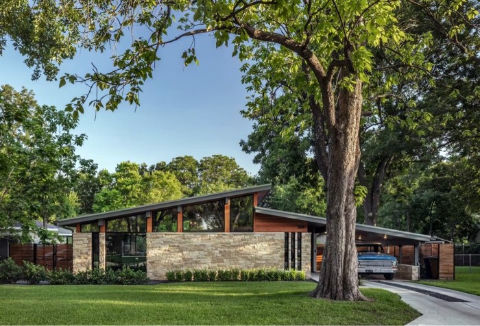 Mid century modern house design