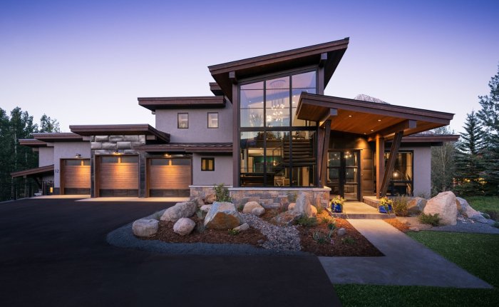 Mountain modern house design