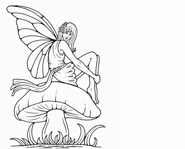 Qween fary coloring pages