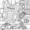 Cop Coloring Pages A Comprehensive Overview