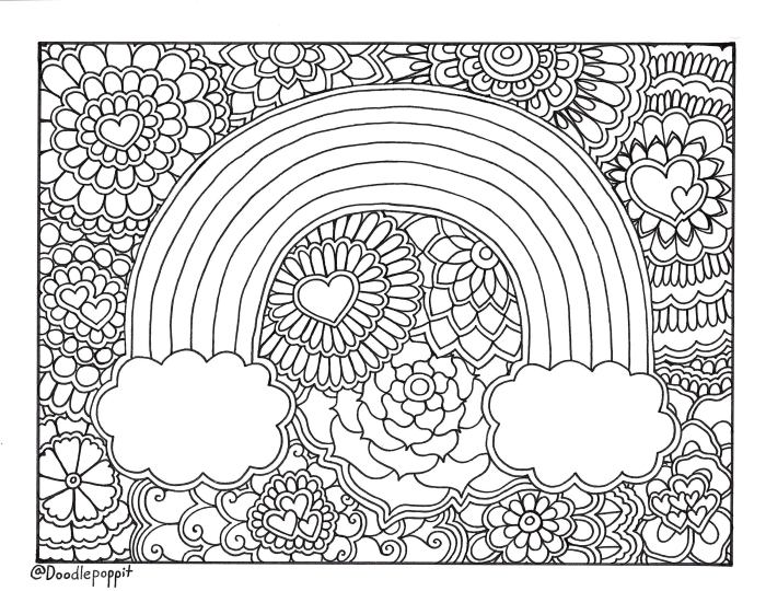 Pride coloring pages