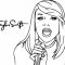 Coloring Pages of Taylor Swift A Creative Exploration