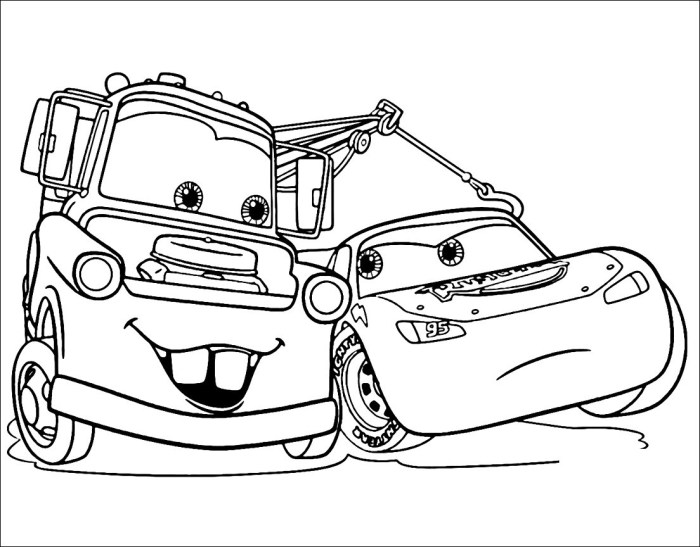 Coloring pages for kids cars