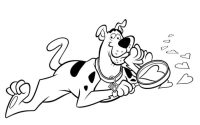 Scooby dooby doo coloring pages