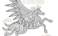 Pegasus coloring page